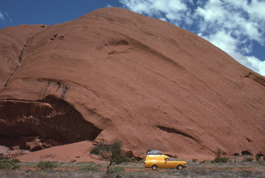 Uluru, or as it was known in 1975, Ayers Rock